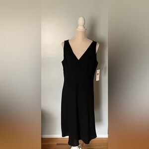 Evan Picone Black Midi Dress
